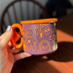 Purple & Orange Halloween Ceramic Mug